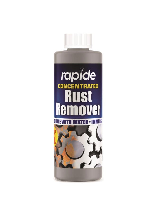 Rapide Products Rapide Concentrated Liquid Rust Remover 200ml - Concentrated Formula Effectively Removes Rust. Use on Nuts, Bolts, Garden Tools and Other Metal Objects. Perfect Solution for Projects - Image 1